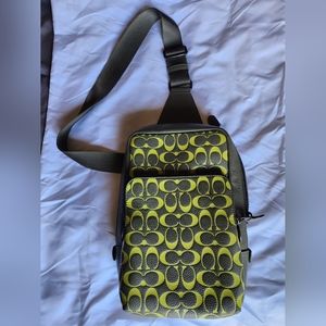 Coach one-strap backpack/cross body bag